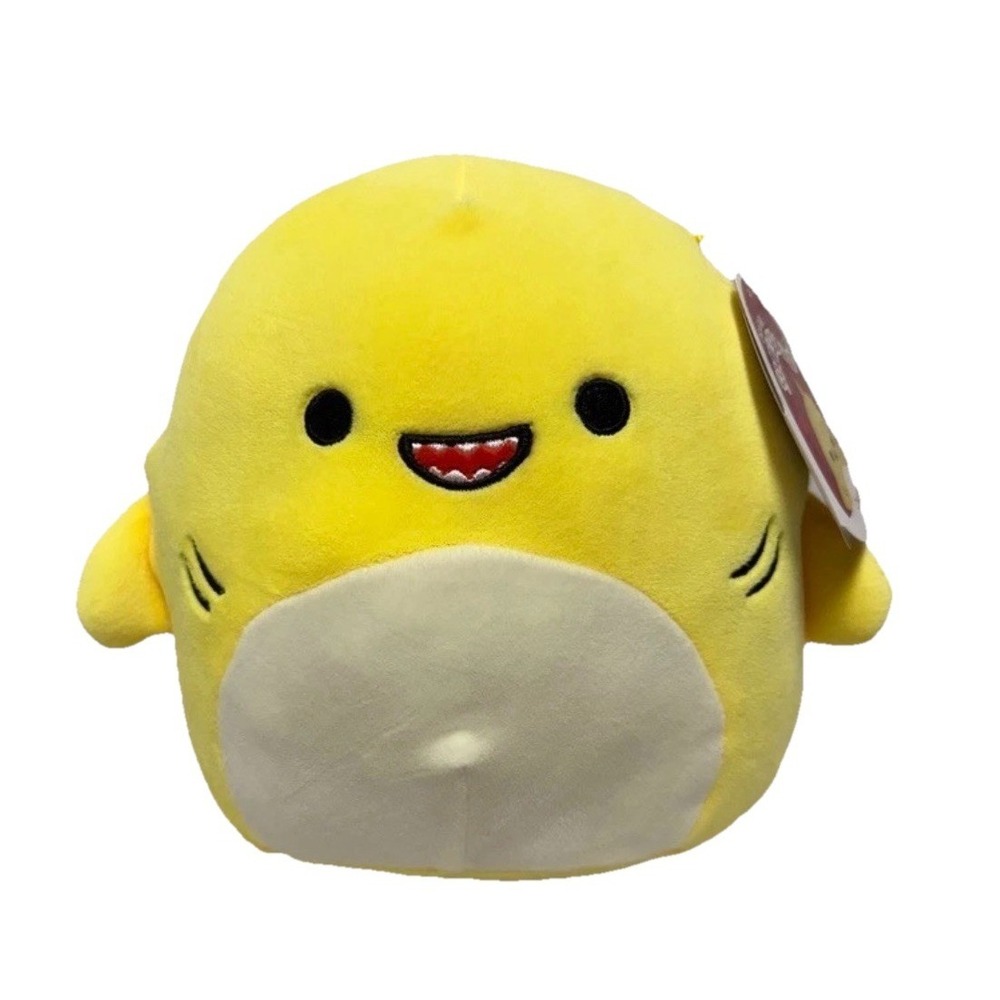 NWT Squishmallows 8" Chandler Yellow Shark Plush Toy New with Tags